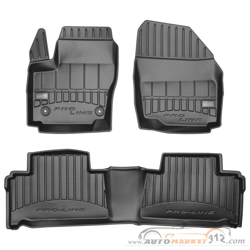 3D Πατάκια Σκαφάκια Αυτοκινήτου ProLine Frogum Ford Galaxy II (2010-2015)