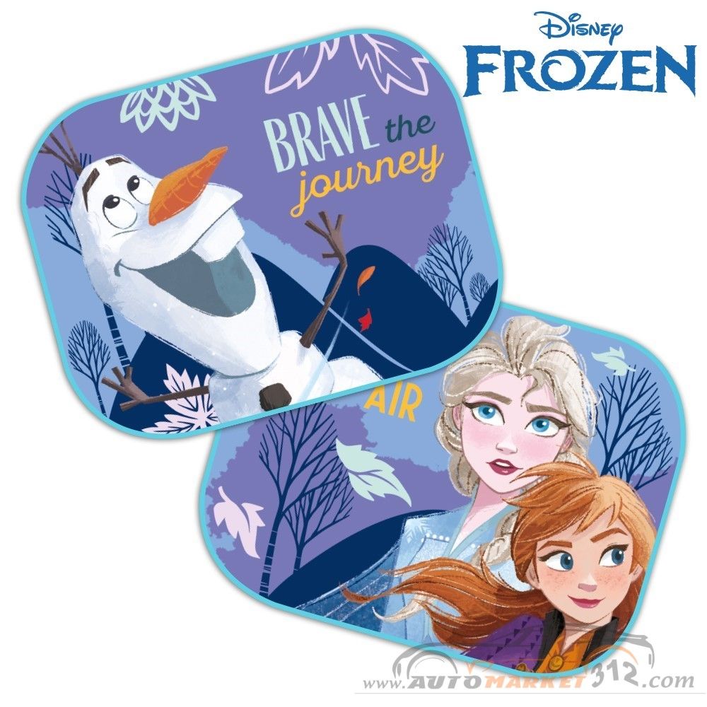 Ηλιοπροστασίες αυτοκινήτου πλαινές Disney Frozen 2τμχ.
