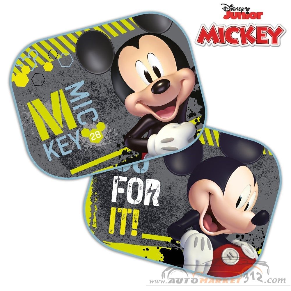 Ηλιοπροστασίες αυτοκινήτου πλαινές Disney Mickey 2τμχ.