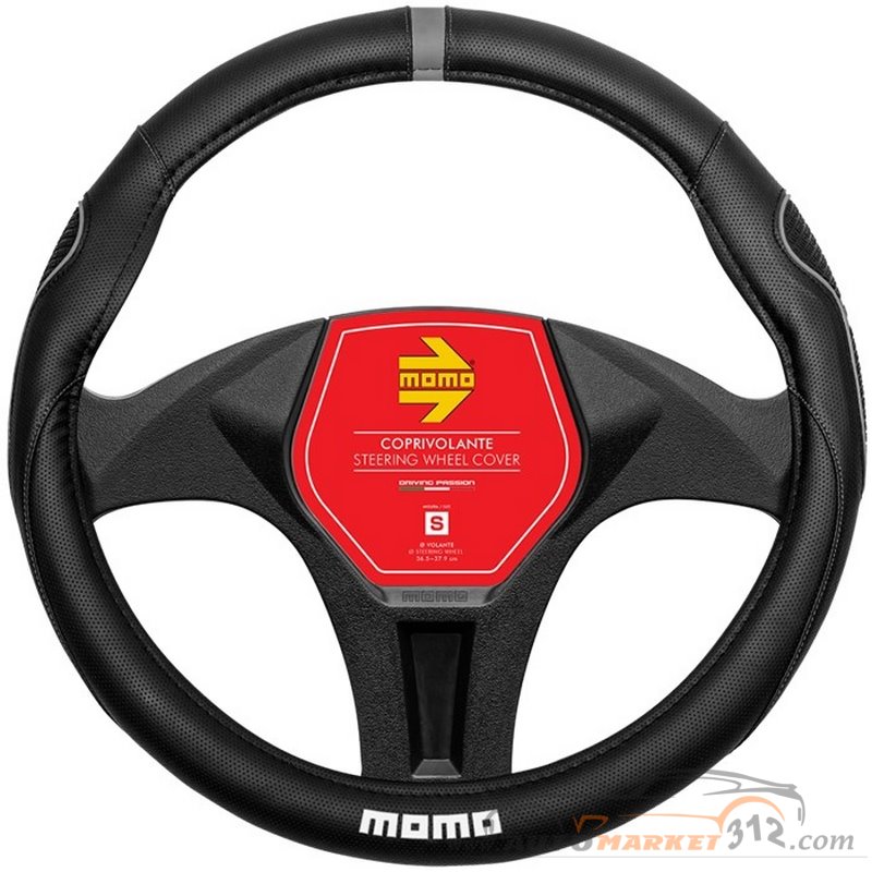 Κάλυμμα Τιμονιού MOMO SWC014BG 38-39cm