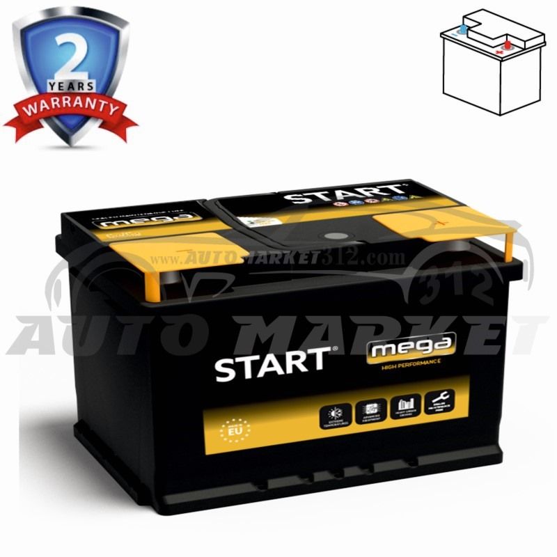 Акумулатор SMF START MEGA 50AH 420EN(A) R+