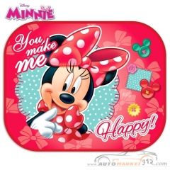 Странични Сенници за автомобил Disney Minnie Mouse 2бр._2