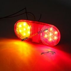 Φανάρια Οπίσθια LED Για Τρείλερ 12V 24V 7W 160mm 80mm 25mm Σετ 2τμχ_2